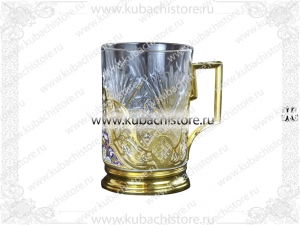 Подстаканник с эмалью